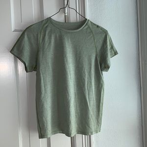 Outdoor Voices Light Green Workout Top